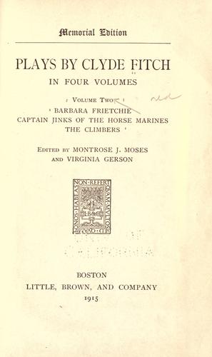 Cover for Plays.