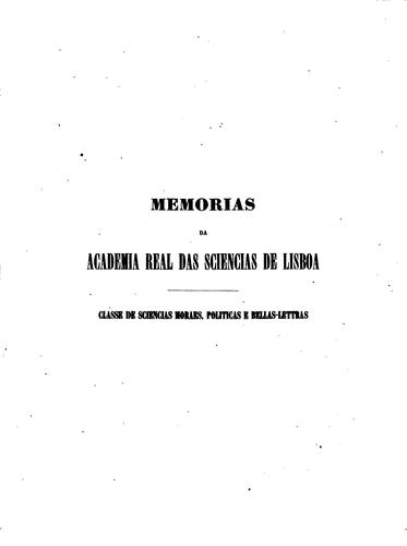 Cover for Historia e memorias