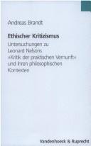 Cover for Ethischer Kritizismus