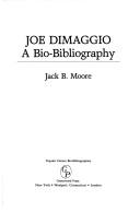 Cover for Joe DiMaggio, a bio-bibliography