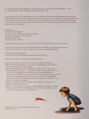 Cover for A world of pausabilities