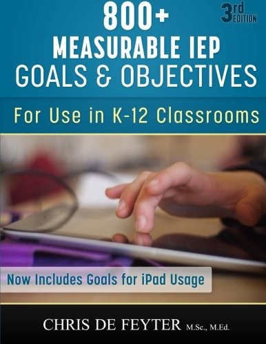 Cover for 800+ Measurable IEP Goals and Objectives