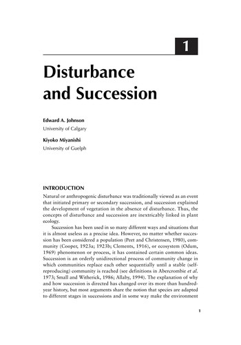 Cover for Plant Disturbance Ecology