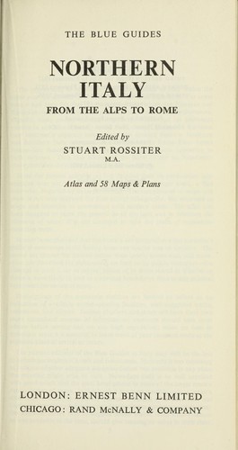 Cover for Northern Italy: from the Alps to Rome
