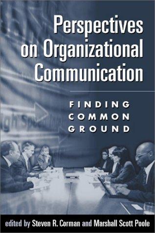 Cover for Perspectives on Organizational Communication