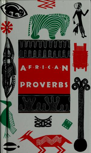 Cover for African proverbs