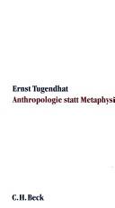 Cover for Anthropologie statt Metaphysik
