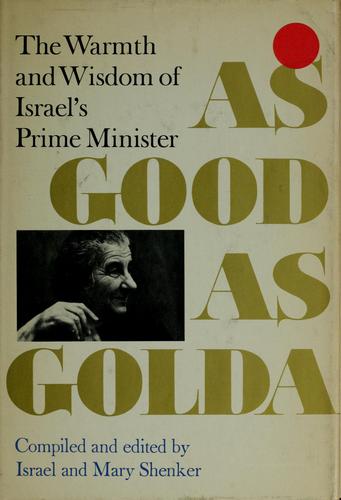 Cover for As good as Golda