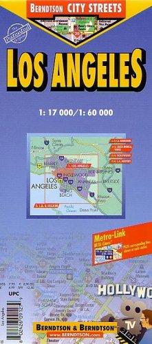 Cover for Los Angeles Laminated Map by B&B