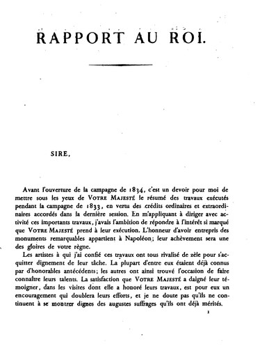 Cover for Situation des travaux exécutés dans les monuments et édifices publics