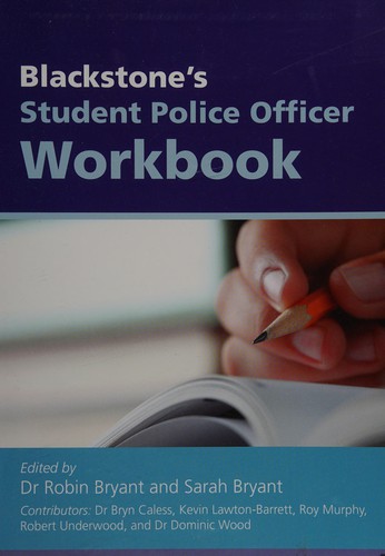 Cover for Blackstone's student police officer workbook