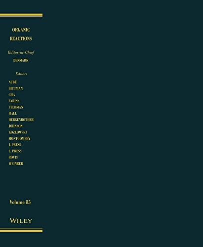 Cover for Organic Reactions, Volume 85