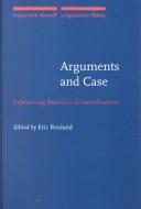 Cover for Arguments and case