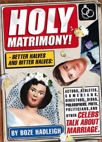 Cover for Holy matrimony!