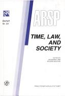 Cover for Time, law, and society