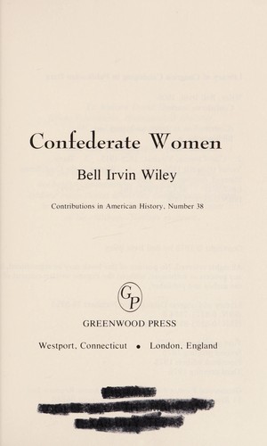 Cover for Confederate women.