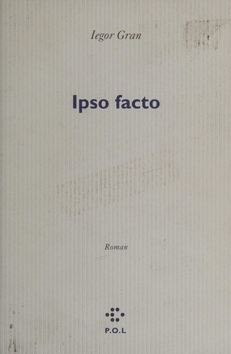 Cover for Ipso facto