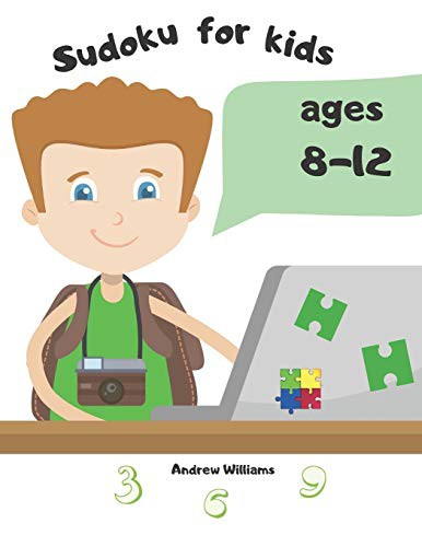 Cover for Sudoku for kids ages 8-12 : Sudoku for kids ages 8-12 easy & difficult : Sudoku for kids ages 6-8 numbers & symbols : A first Sudoku for kids : puzzles for kids : brain games