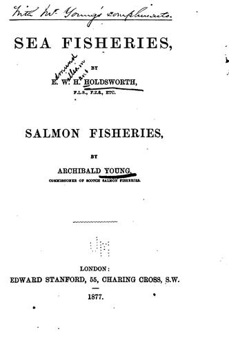 Cover for Sea fisheries