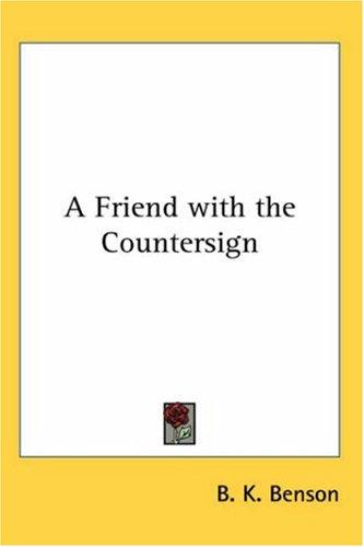 Cover for A Friend with the Countersign