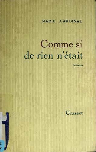 Cover for Comme si de rien n'était