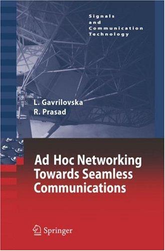 Cover for Ad-Hoc Networking Towards Seamless Communications (Signals and Communication Technology)