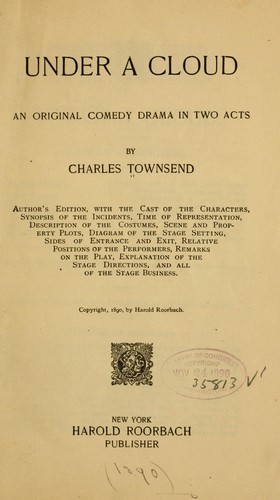 Cover for Under a cloud