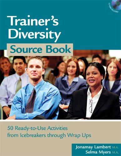 Cover for Trainer's Diversity Source Book. Book & CD-ROM (HR Source Book series)