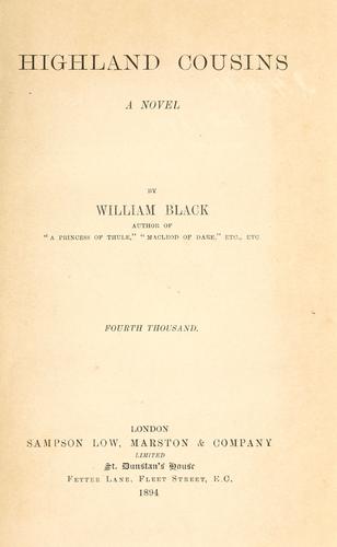 Cover for Highland cousins