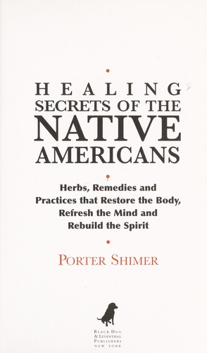 Cover for Healing secrets of the Native Americans