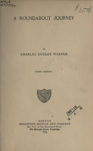 Cover for A roundabout journey.