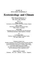 Cover for Ecotoxicology and climate