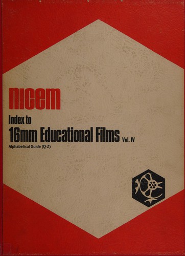 Cover for Index to 16mm educational films
