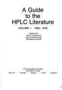 Cover for A Guide to the HPLC literature