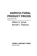 Cover for Agricultural product prices