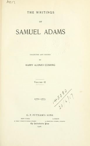 Cover for Writings