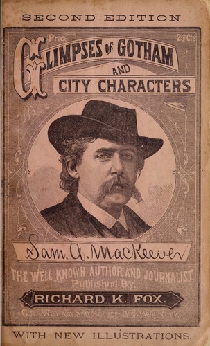 Cover for Glimpses of Gotham ; and, City characters
