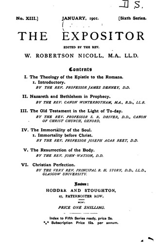 Cover for The Expositor