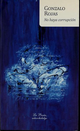 Cover for No haya corrupción