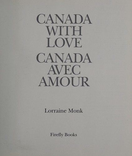 Cover for Canada with love.