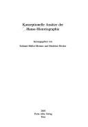 Cover for Konzeptionelle Ansätze der Hanse-Historiographie