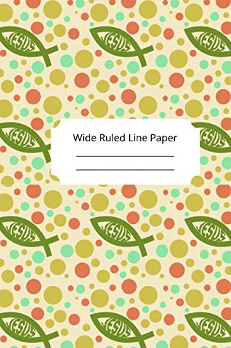 Cover for Christian Art Inspirational, Motivational and Spiritual Theme Wide Ruled Line Paper