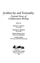 Cover for Author-ity and textuality