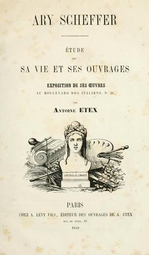 Cover for Ary Scheffer