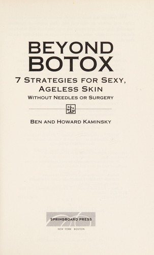 Cover for Beyond Botox