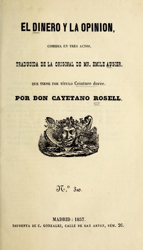 Cover for El dinero y la opinión