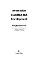 Cover for Recreation planning and development