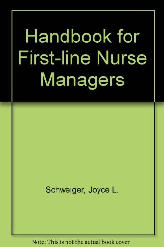 Cover for Handbook for first-line nurse managers