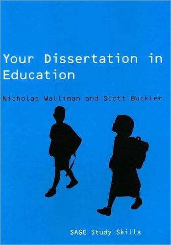 Cover for Your Dissertation in Education