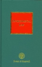 Cover for Environmental law